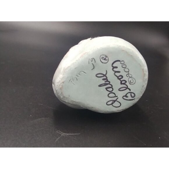 Vintage Isabel Bloom Snowman  Sculpture Signed and Dated 2000 - Picture 10 of 16